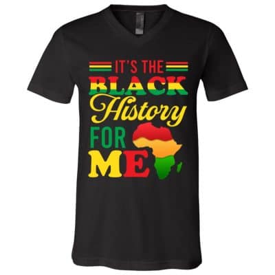 black 1, Black, V-Neck T-Shirt