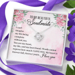 I Can't Imagine My Life Being Complete Without You Forever Your Love Knot Pendant Necklace I Can't Imagine My Life Being Complete Without You Forever Your Love Knot Pendant Necklace