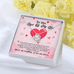 To The Love Of My Life Love Doesn't Need To Be Perfect It Just Needs To Be True Love Knot Necklace