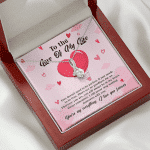 To The Love Of My Life Love Doesn't Need To Be Perfect It Just Needs To Be True Alluring Beauty Necklace