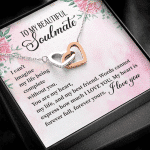 I Can't Imagine My Life Being Complete Without You Forever Your Interlocking Hearts Pendant Necklace