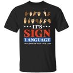 Lets go brandon sign language, Black, Unisex T-Shirt Lets go brandon sign language, Black, Unisex T-Shirt