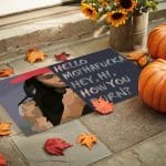 5O. How You Durn (5) Doormat mockup 9
