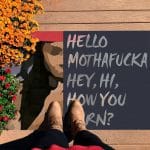 5O. How You Durn (5) Doormat mockup 7