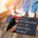 5O. How You Durn (5) Doormat mockup 6