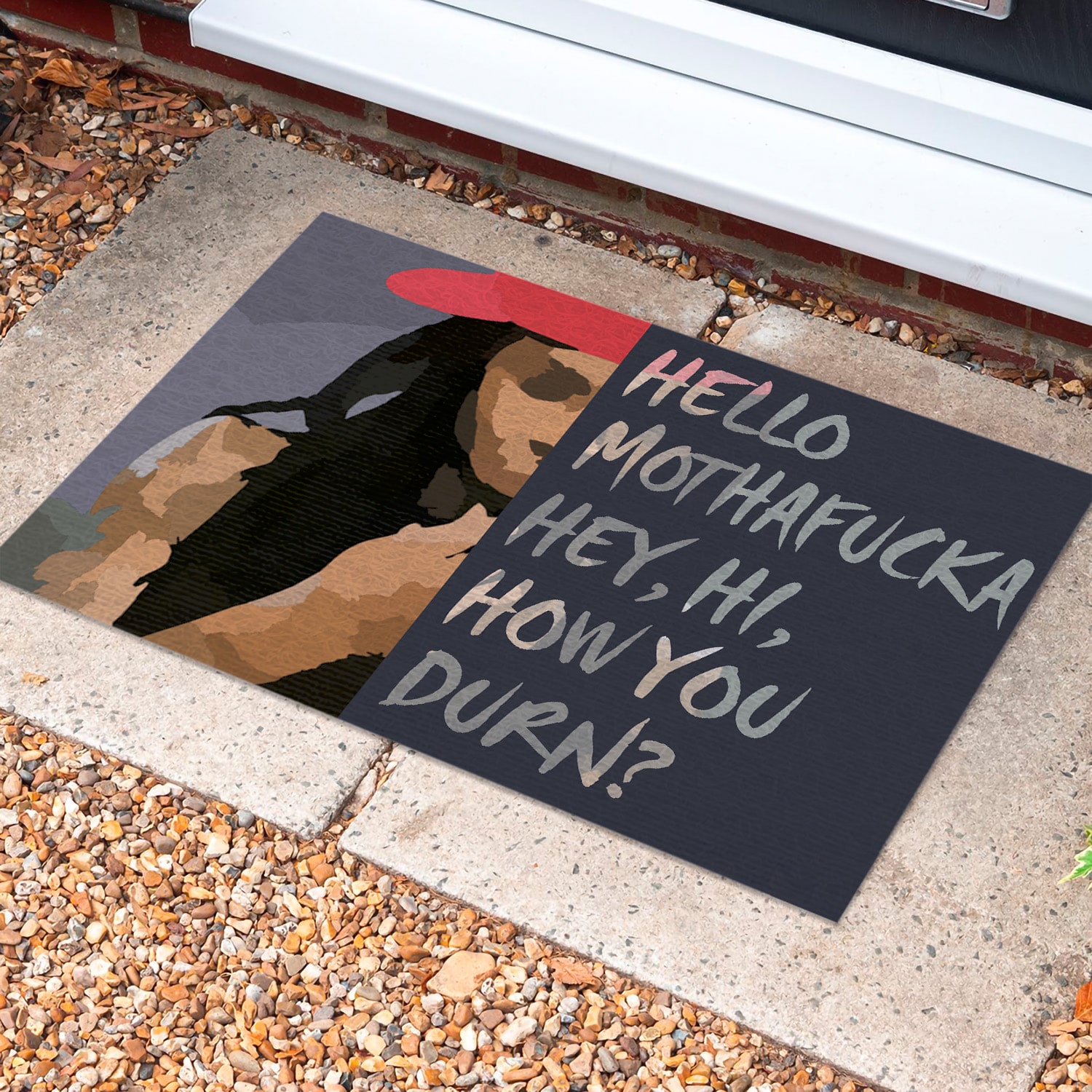 5O. How You Durn (5) Doormat Mockup 10