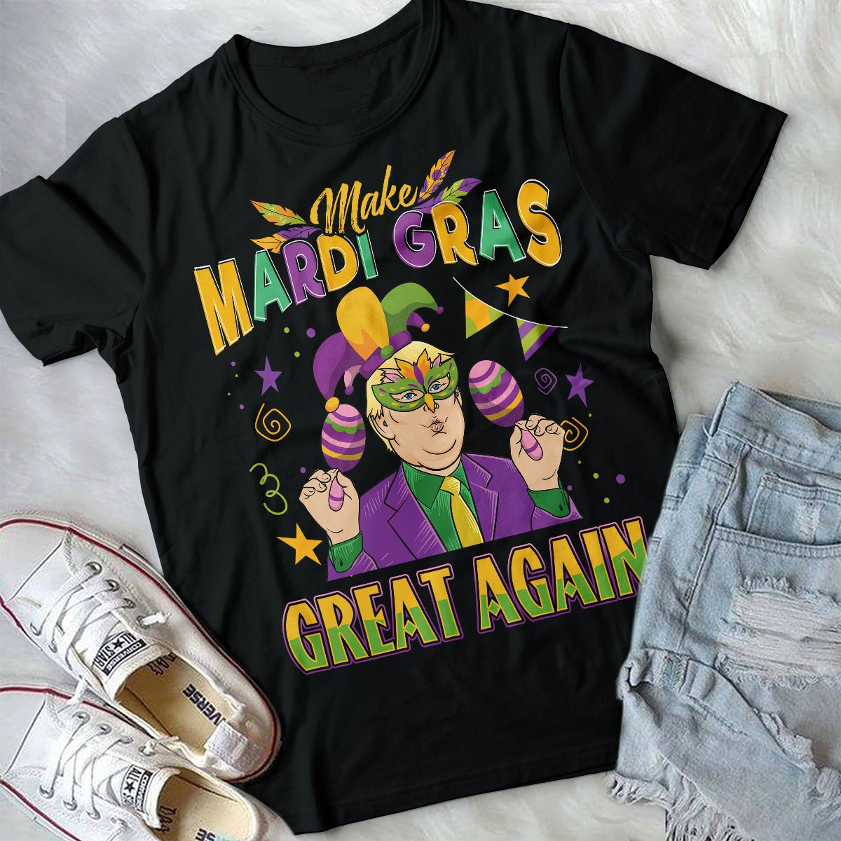 2VT. Trump Make Mardi Gras shirt mk2