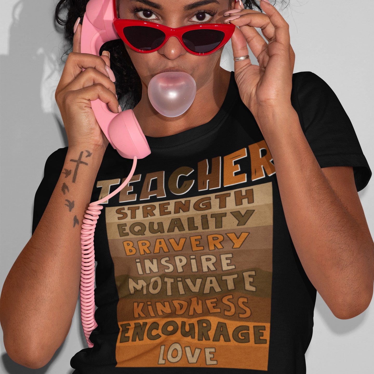 6VT. Teacher Strength Equality shirt mk2