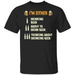 Beer 1, Black, Unisex T-Shirt