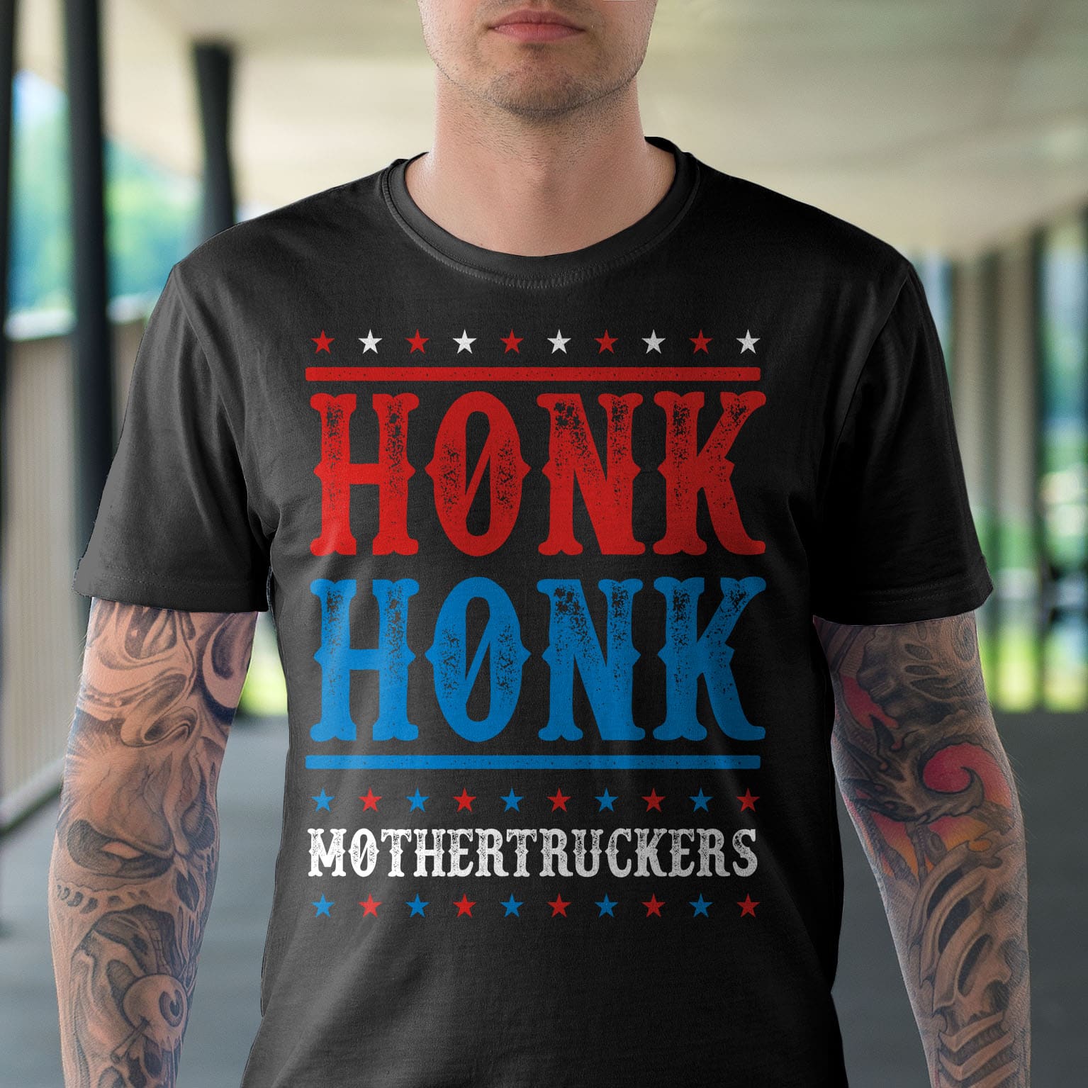 1VT. Honk Honk Mothertrucker shirt mk1