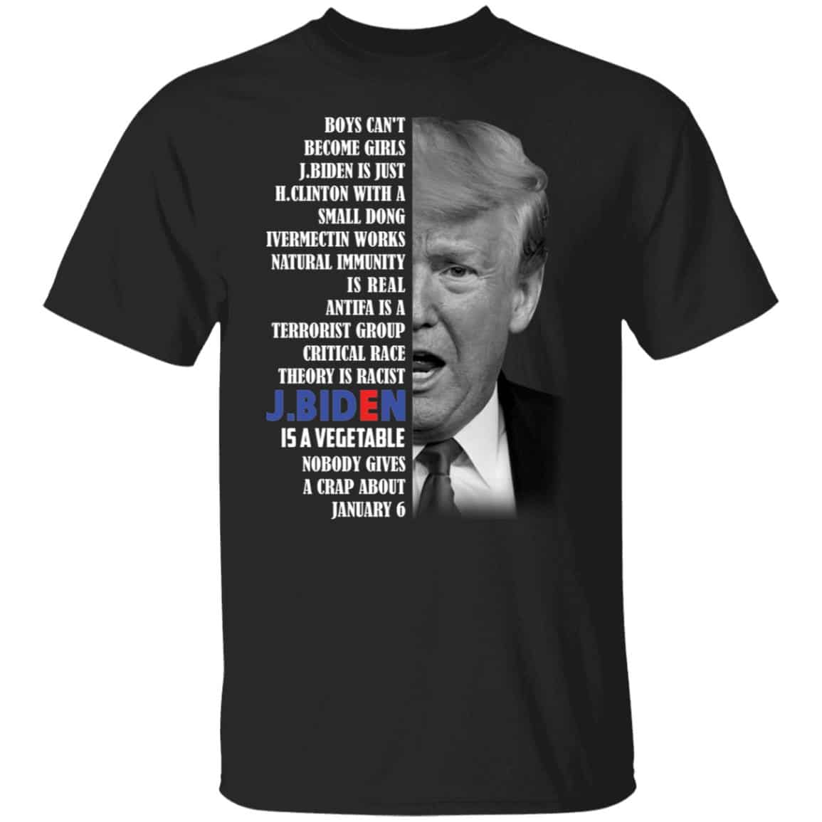 Boys Can't Become Girls, Black, Unisex T-Shirt