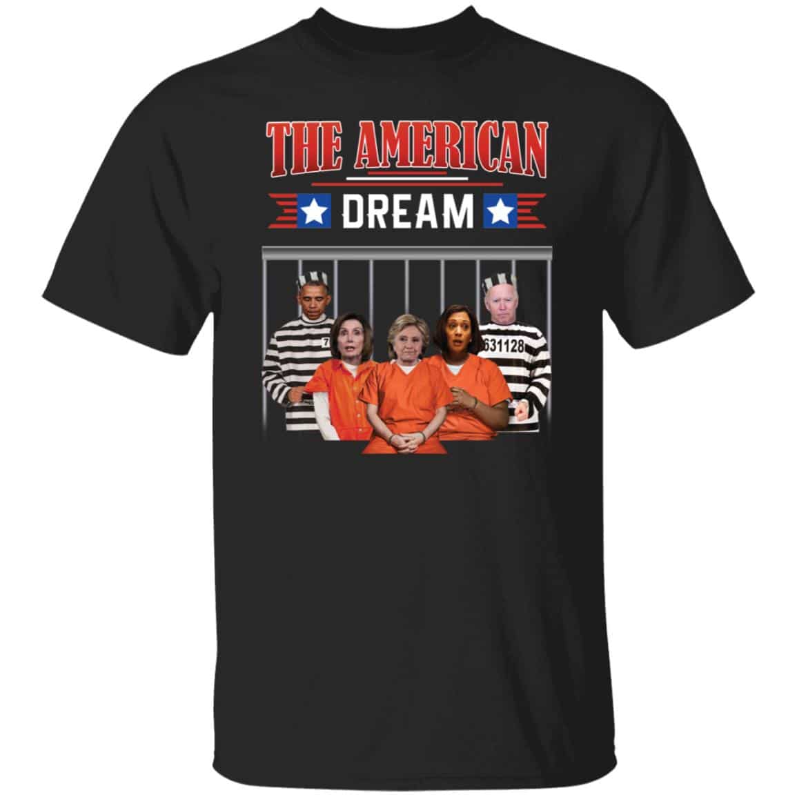 The American 1, Black, Unisex T-Shirt The American 1, Black, Unisex T-Shirt