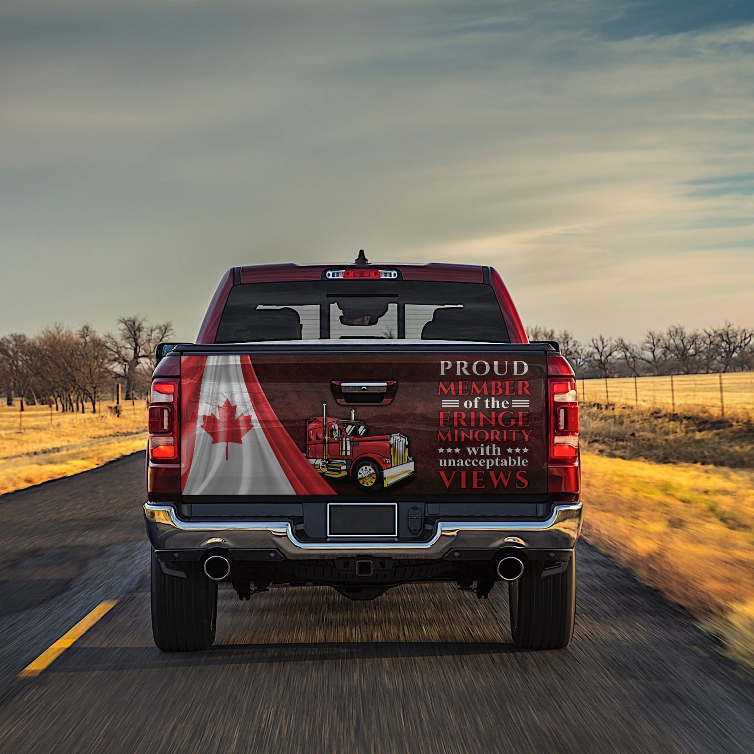 2O. Fringe Minority 1(3) Tailgate Wrap Mockup 13