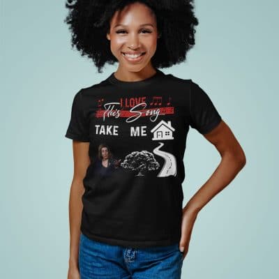Alternative view of Hillary I Love This Song Take Me T-Shirt - Funny Political Shirt