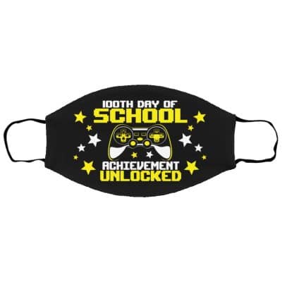 school mask, White, Cloth Face Cover – Small/Medium