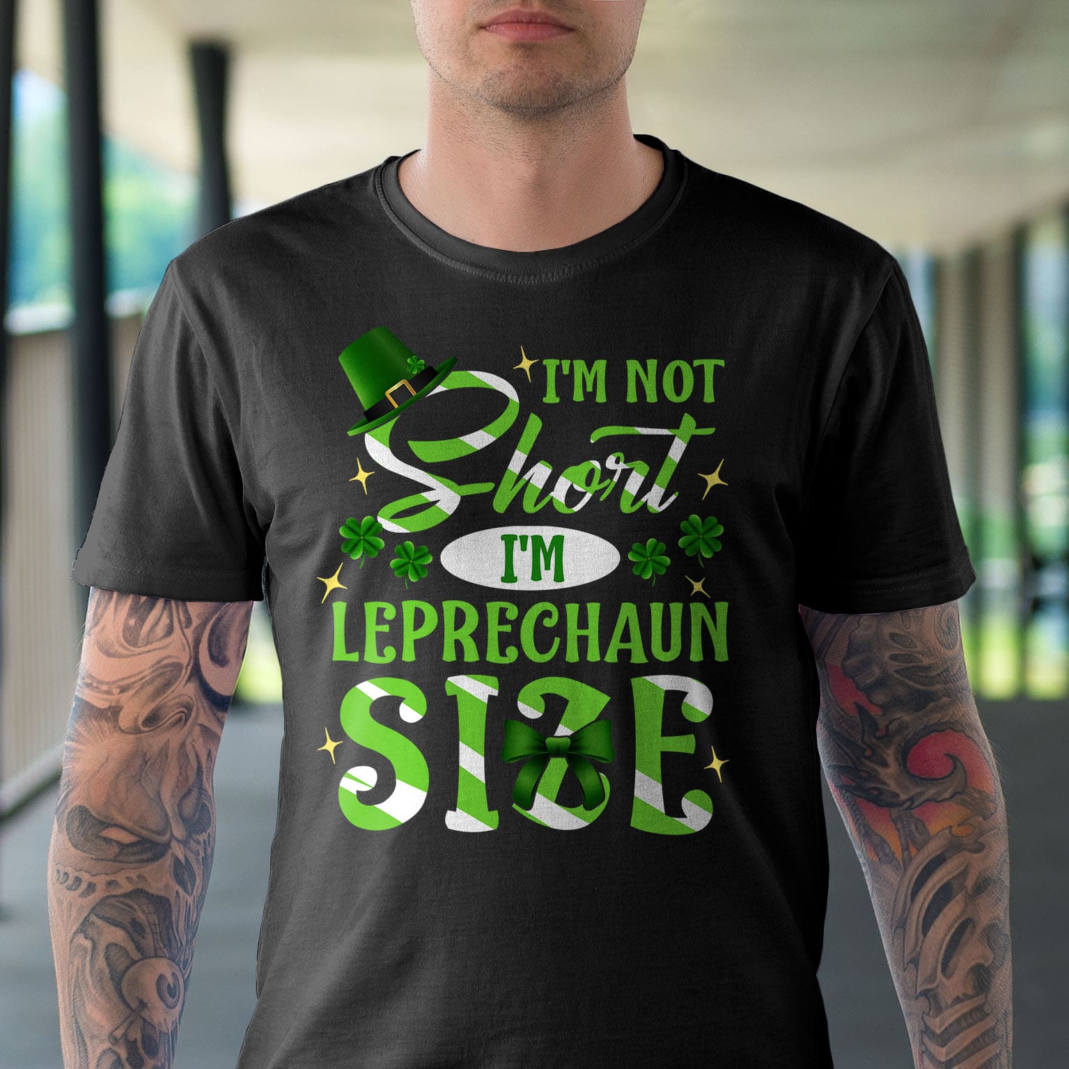 6VT. I'm Not Short I'm Leprechaun shirt mk1