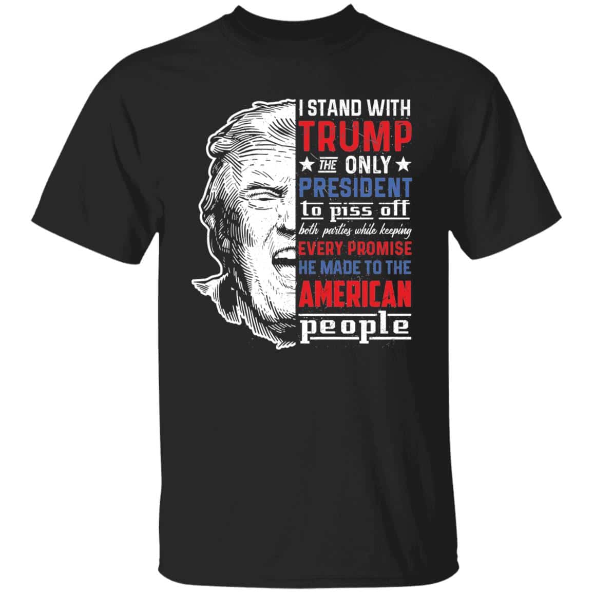 trump 1, Black, Unisex T-Shirt trump 1, Black, Unisex T-Shirt
