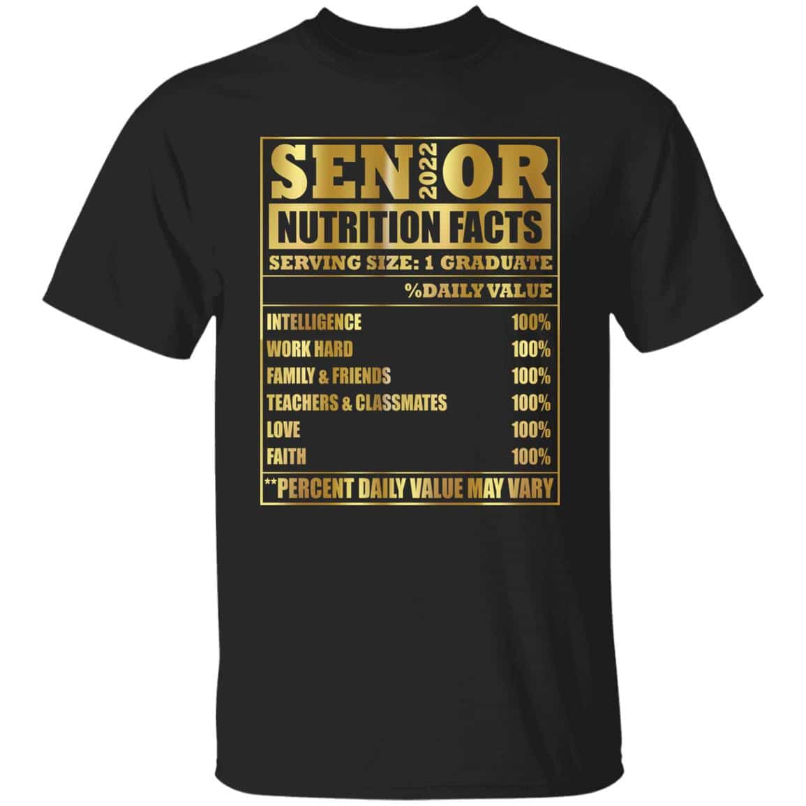 senior 1, Black, Unisex T-Shirt
