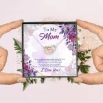 To My Mom There Are Not Enough Words To Describe How Important You Are In My Life Interlocking Hearts Pendant Necklace