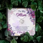 To My Mom There Are Not Enough Words To Describe How Important You Are In My Life Love Knot Necklace