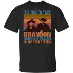 It's Time To Take Brandon Harris, Black, Unisex T-Shirt
