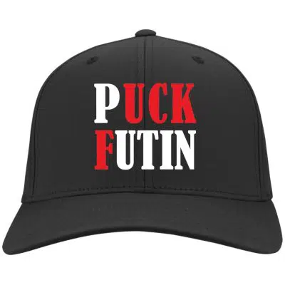1Th. Puck Futin (hat), Black, Twill Cap