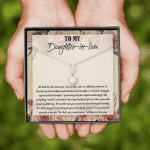 To My Daughter-In-Law We Both Love The Same Man Alluring Necklace From Mom - Birthday Gift To Daughter To My Daughter-In-Law We Both Love The Same Man Alluring Necklace From Mom - Birthday Gift To Daughter