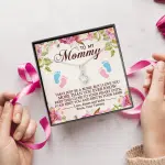 To My Mommy I May Just Be A Bump But I Love You More Than You Ever Know Alluring Beauty Necklace