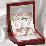 To My Mommy I May Just Be A Bump But I Love You More Than You Ever Know Alluring Beauty Necklace