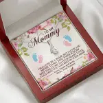 To My Mommy I May Just Be A Bump But I Love You More Than You Ever Know Alluring Beauty Necklace