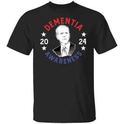 Biden Dementia Awareness, Black, Unisex T-Shirt