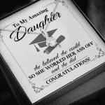 To My Daughter She Believed She Could So She Worked And She Did Alluring Beauty Necklace To My Daughter She Believed She Could So She Worked And She Did Alluring Beauty Necklace