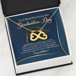 To A Beautiful Girl On Her Graduation Day She Believe Infinity Heart Pendant Necklace