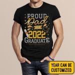 Personalized Proud Dad Of A 2022 Graduate T-Shirt - Proud Dad Senior 2022 Shirt