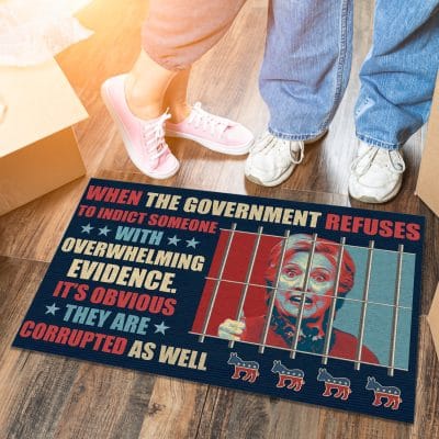 When The Government Refuses To Indict Someone With Overwhelming Evidence Entrance Indoor Outdoor Decorative Doormat