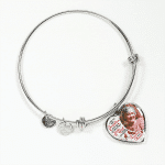 Custom Photo Gone Yet Not Forgotten Although We Are Apart Your Spirit Lives Within Me Memorial Heart Pendant Necklace