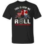 roll t3, Black, Unisex T-Shirt