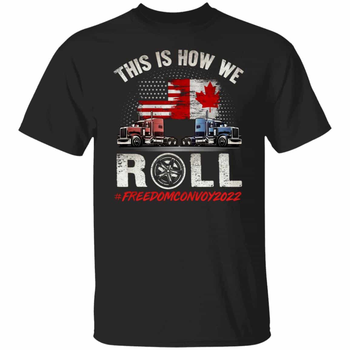 roll t3, Black, Unisex T-Shirt