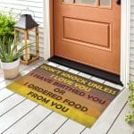 5VT. Don't Knock Unless Doormat mockup 8