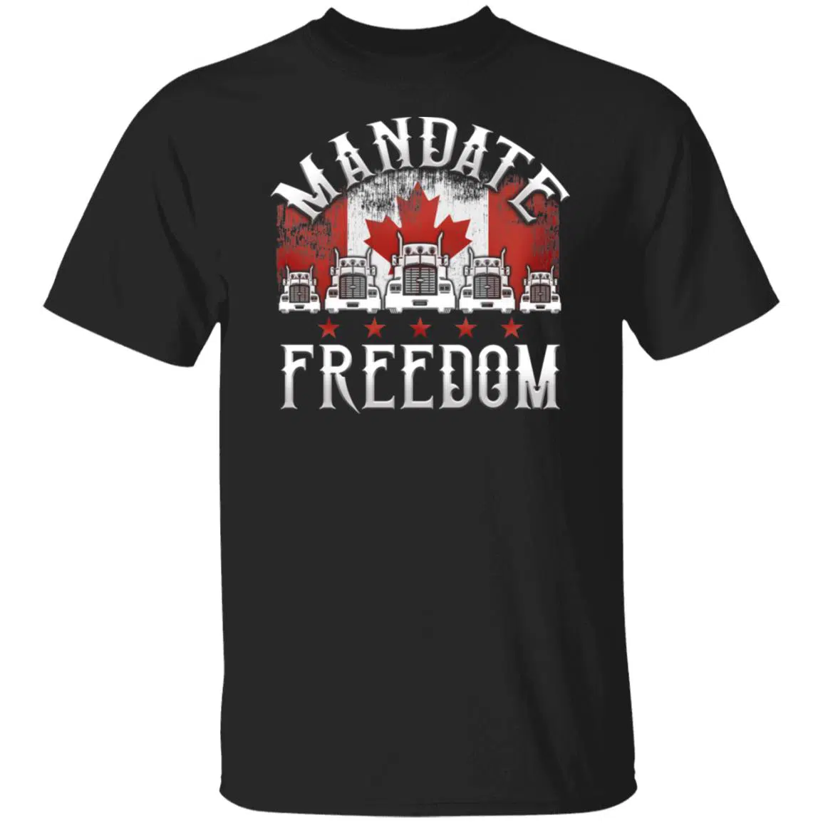 Mandate freedom tee, Black, Unisex T-Shirt