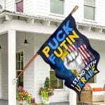 6O. Puck Futin Flag-30x40 House Flag Mockup 7