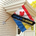 5VT. Canada I Stand With Ukraine House Flag Mockup 2