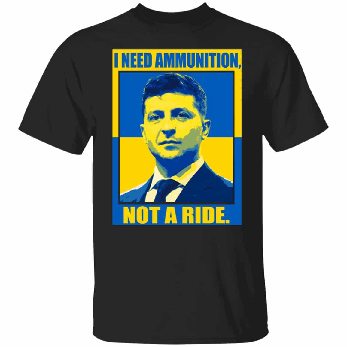 Zenlensky I Need Ammunition Shirt, Black, Unisex T-Shirt