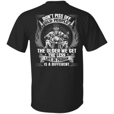 old, Black, Unisex T-Shirt