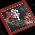 To My King Our Home Ain't No Castle Our Life Ain't No Fairy Tale Artisan Crafted Cross Necklace