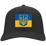ukraine hat, Black, Twill Cap ukraine hat, Black, Twill Cap