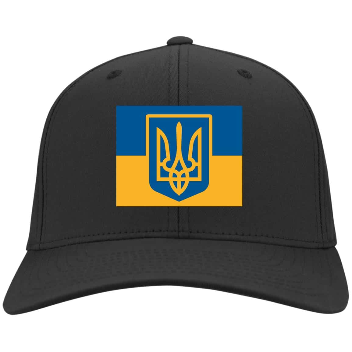 ukraine hat, Black, Twill Cap ukraine hat, Black, Twill Cap