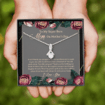 To My Super Hero Mom On Mother's Day I Can't Thank You Enough For All The Sacrifices Alluring Beauty Necklace