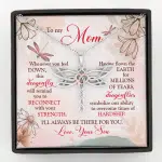 Son To My Mom Whenever You Feel Down This Dragonfly Will Remind You Dragonfly Necklace Mothers Day Gifts Necklaces - Dragonfly Necklace