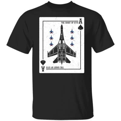 The Ghost Of Kyiv, Black, Unisex T-Shirt